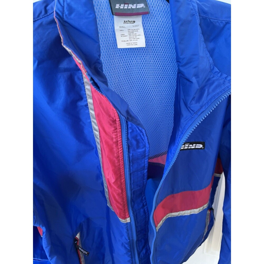Vintage Late 1980s / Early 1990s Hind Performance Running Windbreaker Jacket - Picture 5 of 15